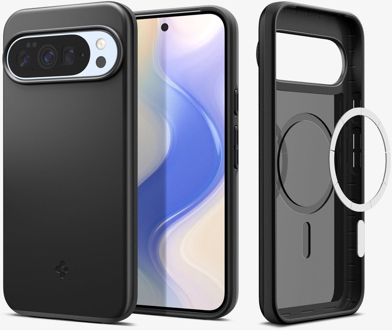 Mbulesë telefoni Spigen Thin Fit MagSafe për Google Pixel 10 Pro XL, e hollë, përputhshmëri MagSafe, e zezë
