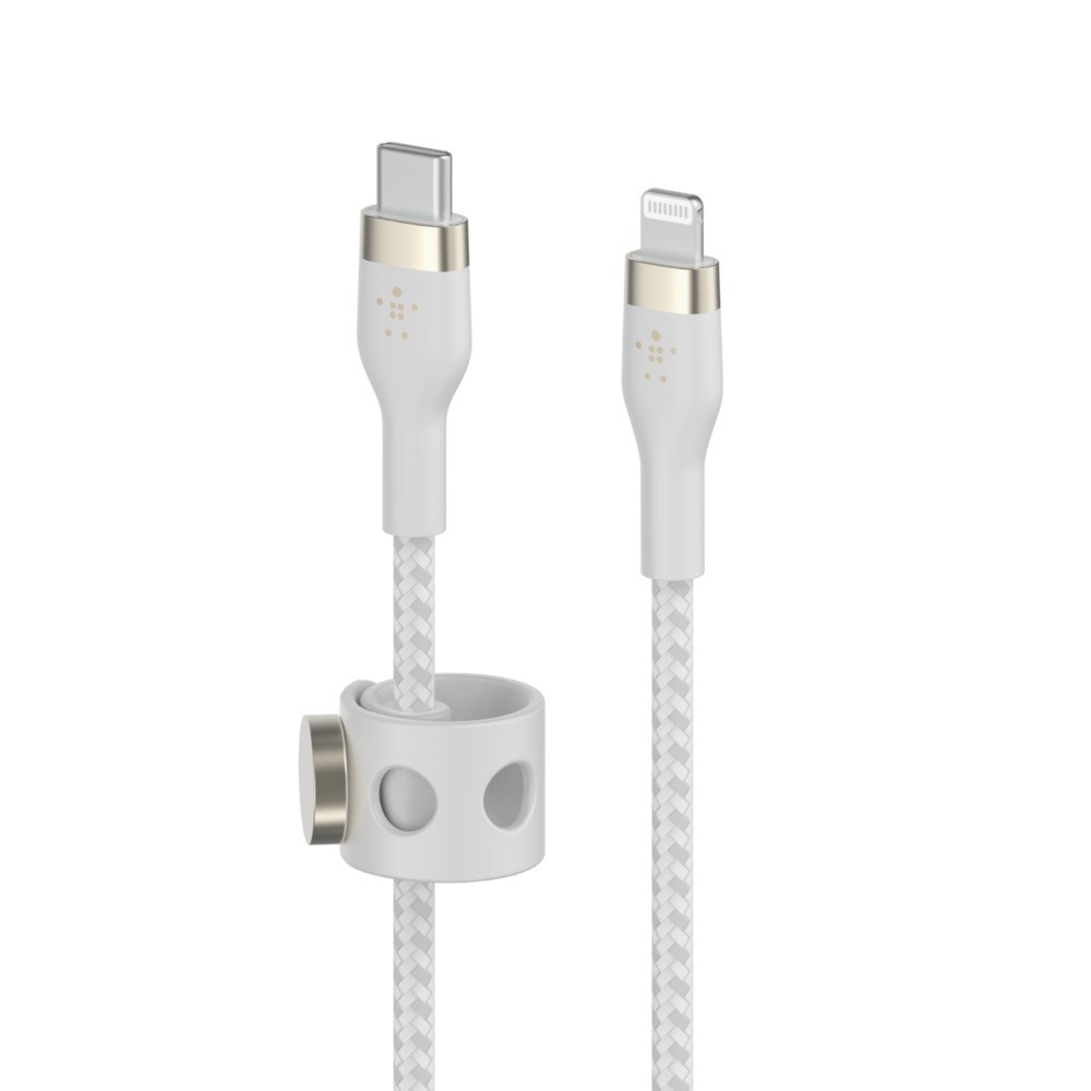 Kabllo BELKIN, Lightning në USB-C, 1m, e bardhë