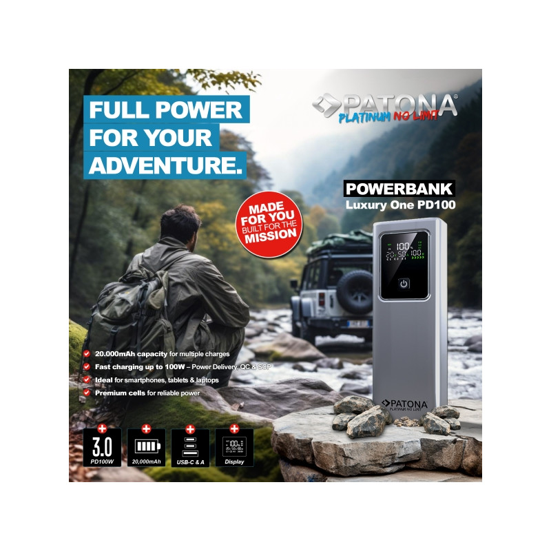 PATONA Platinum Powerbank 20000 mAh