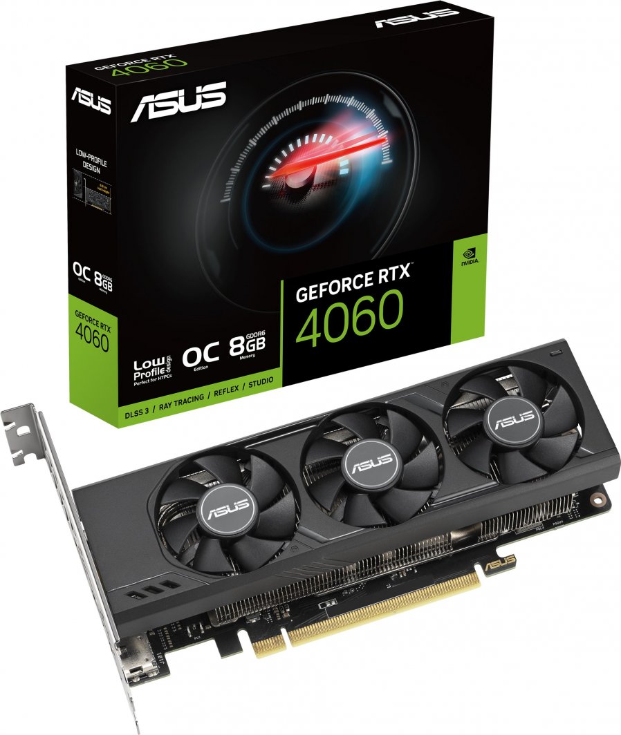 Kartelë grafike Asus GeForce RTX 4060 LP BRK OC 8GB GDDR6