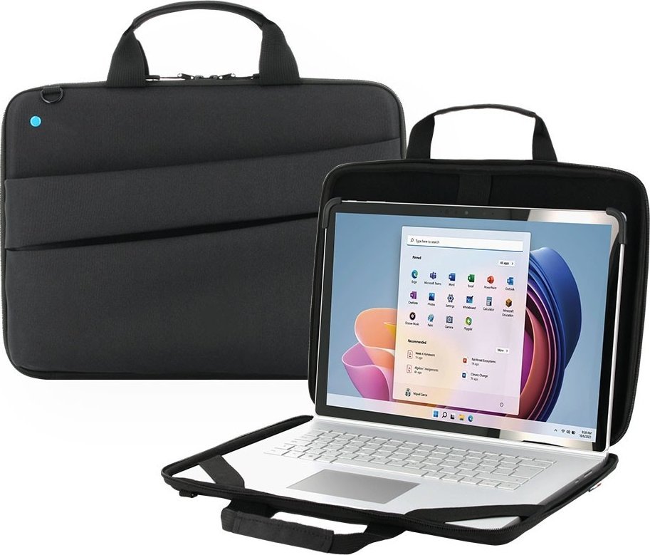 Çantë laptopi Mobilis TheOne 003067, 12.5"-14", Rugged, 20% e ricikluar, e zezë