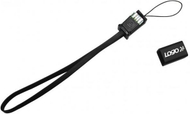Kabllo USB Logo USB-A - miniUSB (24904), 0.3 m, e zezë
