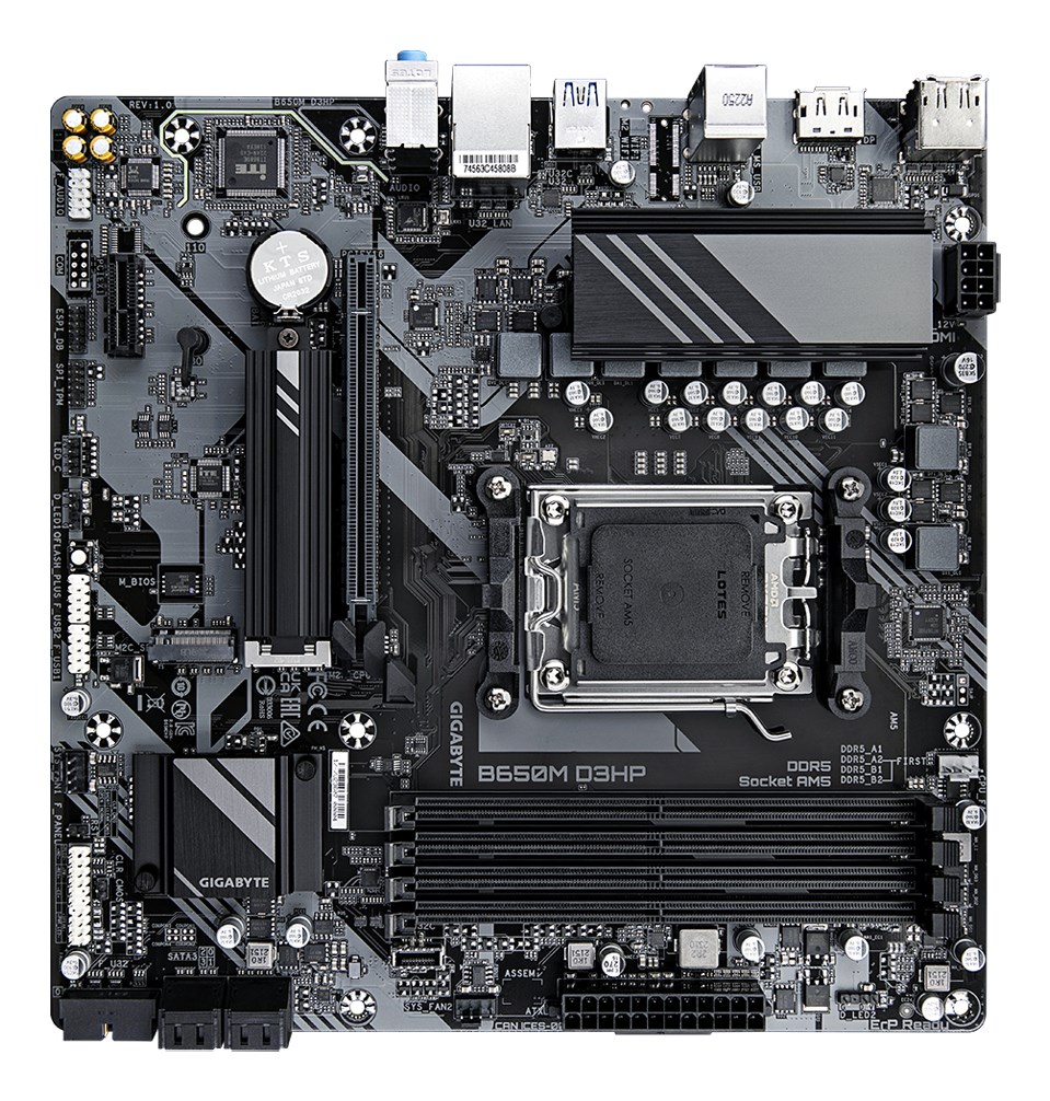 Gigabyte B650M D3HP - 1.0 - motherboard - micro ATX