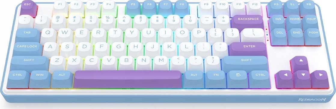 Tastierë gaming Redragon K707 Pro, mekanike TKL 80%, RGB, wireless 3 mënyra