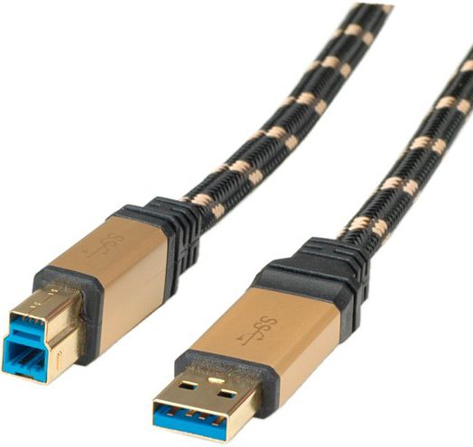 Kabllo USB Roline USB A, USB 3.0, 3 m, e zezë