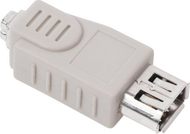 Adapter FireWire IEE 1394, 6 pin hunn në 4 pin hunn, i zi