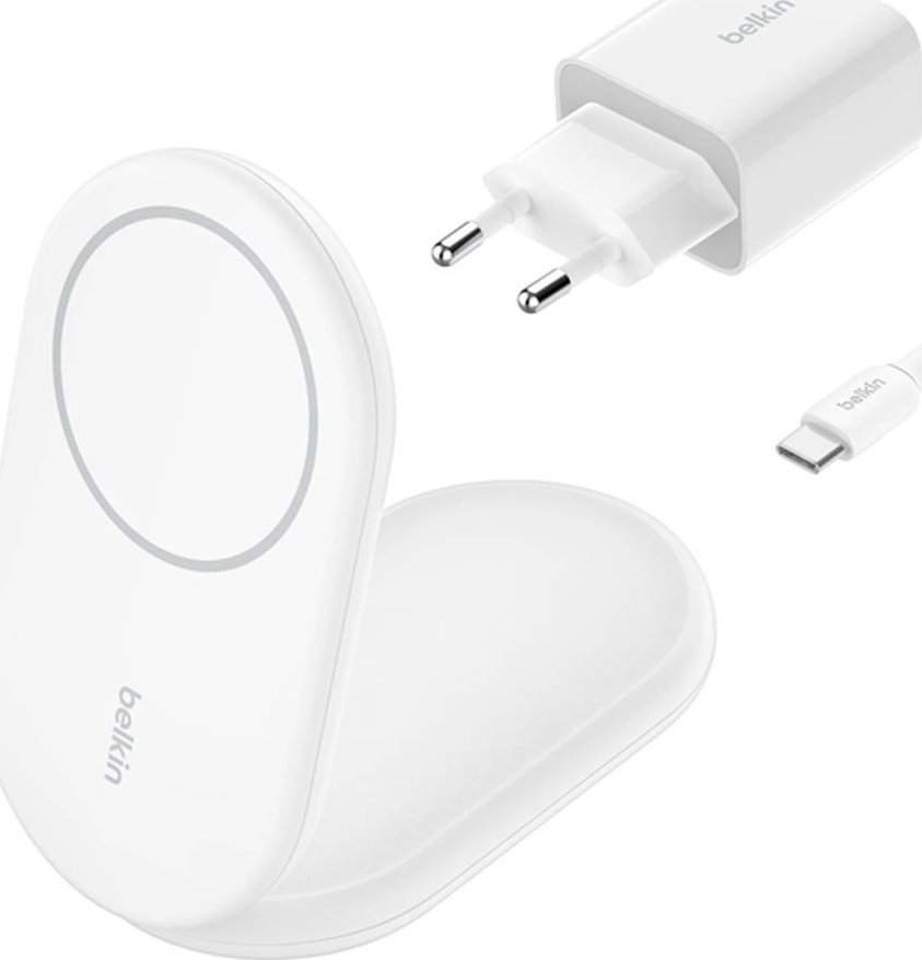 Karikues wireless Belkin BOOST CHARGE Qi2, 15W, i bardhë