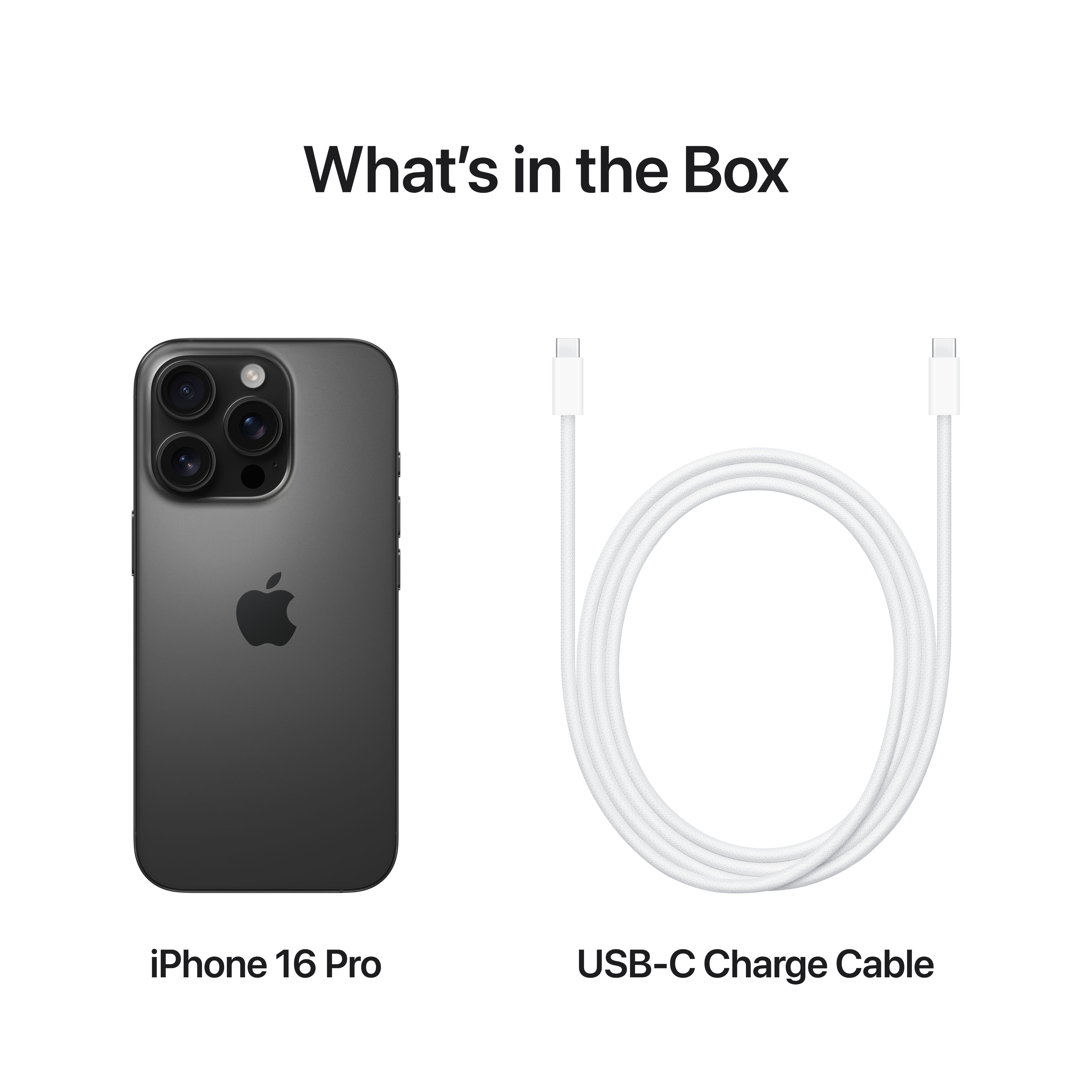 Apple iPhone 16 Pro, 128GB, Black Titanium