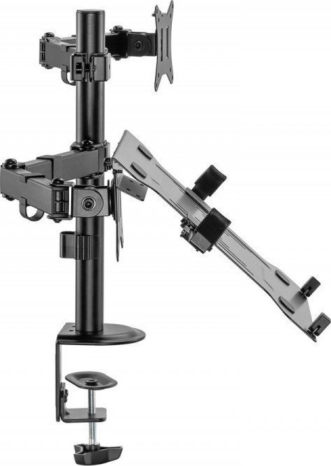 Kllapë tavoline për monitor dhe laptop Digitus DA-90436, 17"-32", metalike, e zezë mat