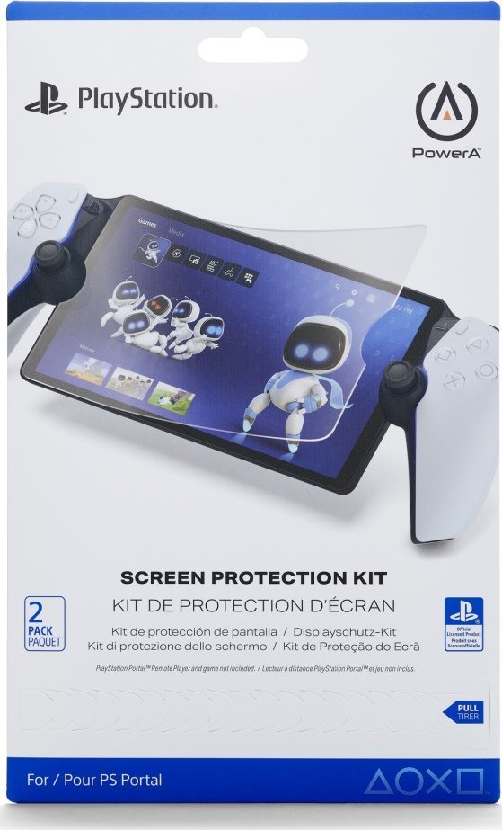 Kompleti i mbrojtëses së ekranit PowerA për PlayStation Portal, 2 copë, transparencë e lartë