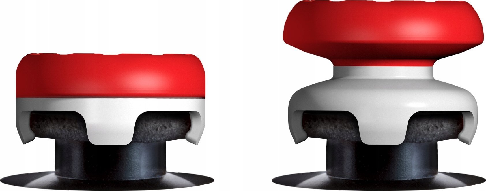 Thumbsticks për gamepad KontrolFreek Inferno Edition, për Xbox Series X, komplet performance, të kuqe dhe të bardha