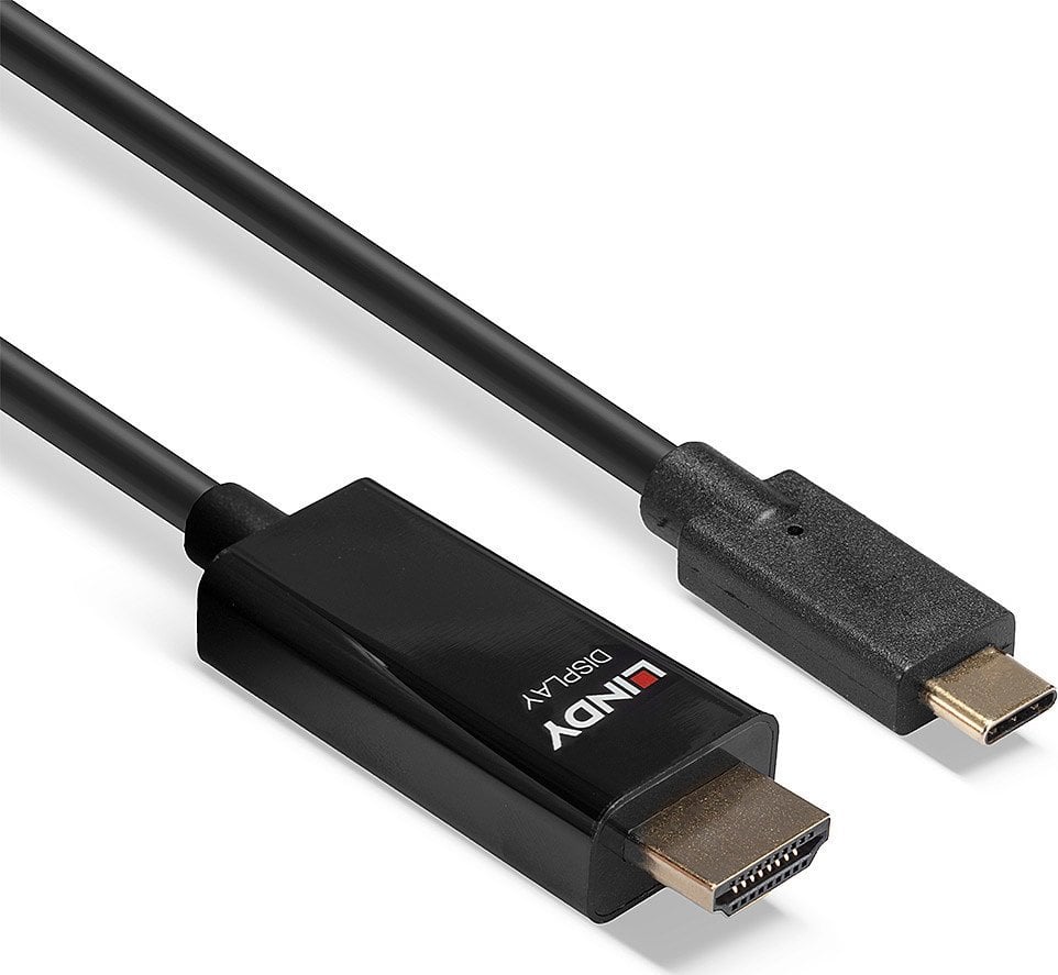 Kabllo adapter USB Type C në HDMI, 4K 60Hz HDR, 5m, e zezë