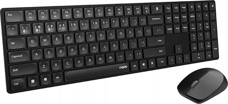Set tastierë dhe maus Rapoo Multi Mode 8020M, wireless, Bluetooth, i zi