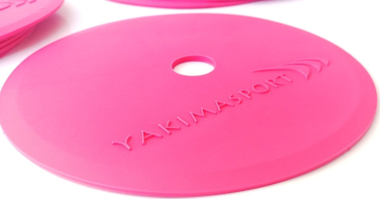 Shenjues fushë Yakima Sport Flat Field Marker 100581, set 10 copë, 15 cm, jeshile rozë