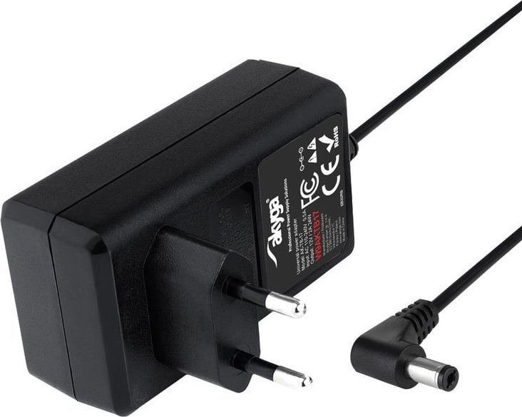 Furnizues energjie Akyga AK-TB-17, 12V 2A 24W, konektor 5.5x2.1mm, i zi