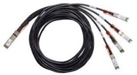 Kabllo Cisco QSFP-4SFP25G-CU3M, 100G në 4x25G, 3m, i zi