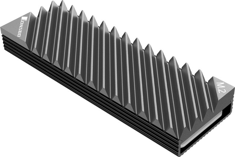 Ftohës SSD M.2 Jonsbo M.2-3, për NVMe 2280, pasiv, gri