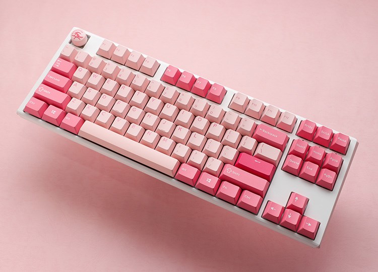 Тастатура Ducky One 3 Gossamer TKL, Cherry MX Red, RGB, розова