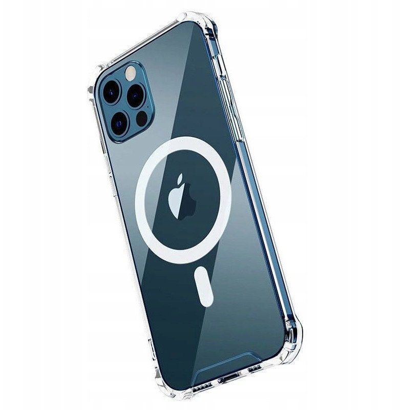 Kapak telefoni OEM Mag Case për iPhone 17 Pro, 1.5 mm, kundër goditjeve, transparent