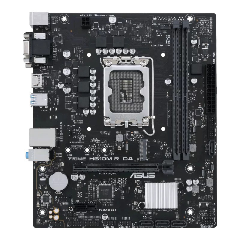 Pllakë amë ASUS PRIME H610M-R D4-SI, LGA 1700, mATX