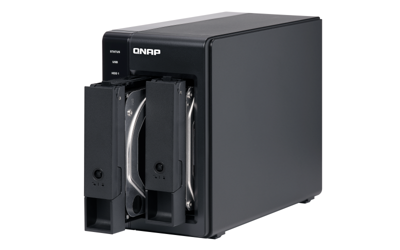 Kabinet zgjerimi QNAP TR-002, 2 slote 2.5"/3.5", USB 3.2, i zi
