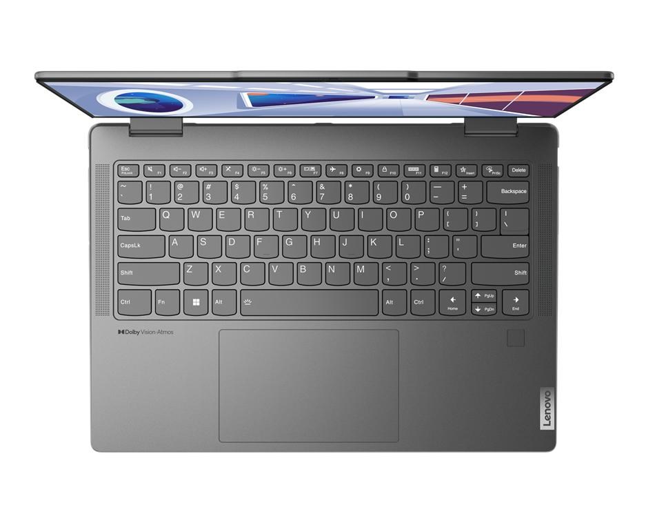 Laptop Lenovo Yoga 7, 14", AMD Ryzen 5 7535U, 16 GB RAM, 512 GB SSD, i hirtë