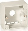 Kuti montuese Equip Keystone System Surface Mounting Back Box, për faceplate 760301 760303, e bardhë