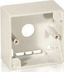 Kuti montuese Equip Keystone System Surface Mounting Back Box, për faceplate 760301 760303, e bardhë