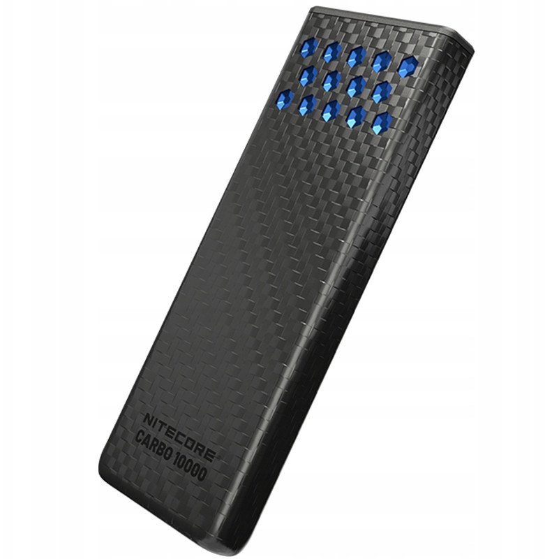 Power bank Nitecore CARBO 10000 Gen2, 10000mAh, me dalje të shpejtë, blu