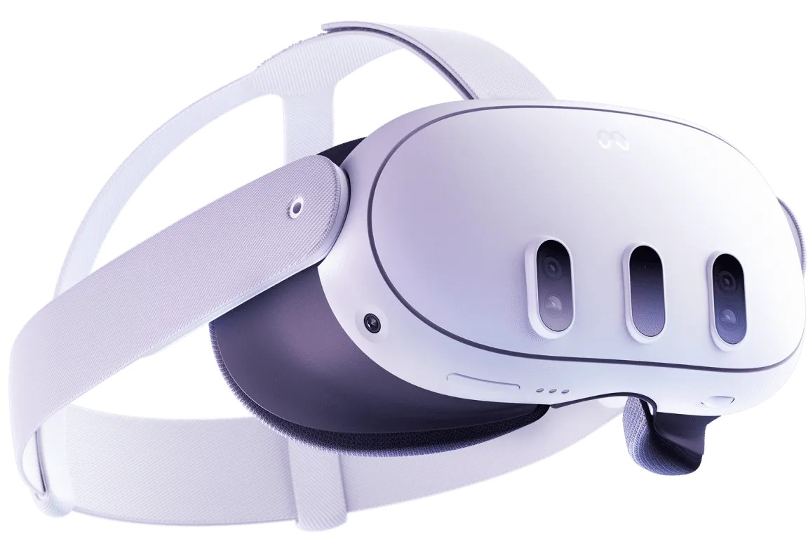 Очила VR Meta Quest 3, 512GB, Touch Plus, бела