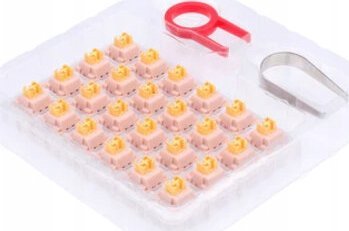 Swiçe mekanikë Redragon A113 QL Bullet, set 24 copë, 3 pin, transparent