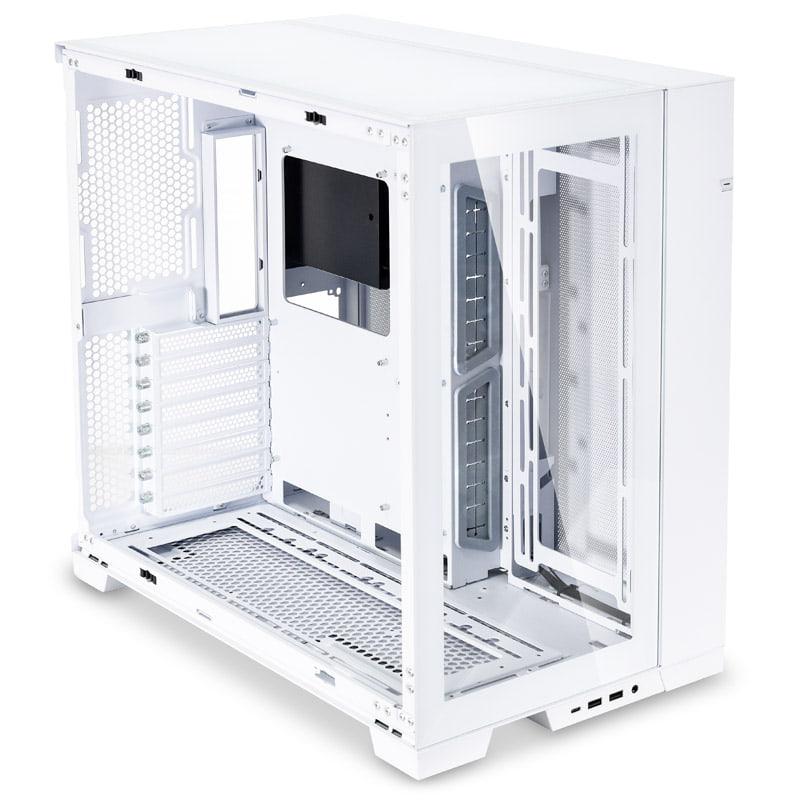 Kutia PC Lian Li O11 Dynamic EVO, midi tower, ARGB, e bardhë