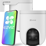 Kamerë sigurie Ezviz H8c, 3MP, WiFi 4G, e bardhë