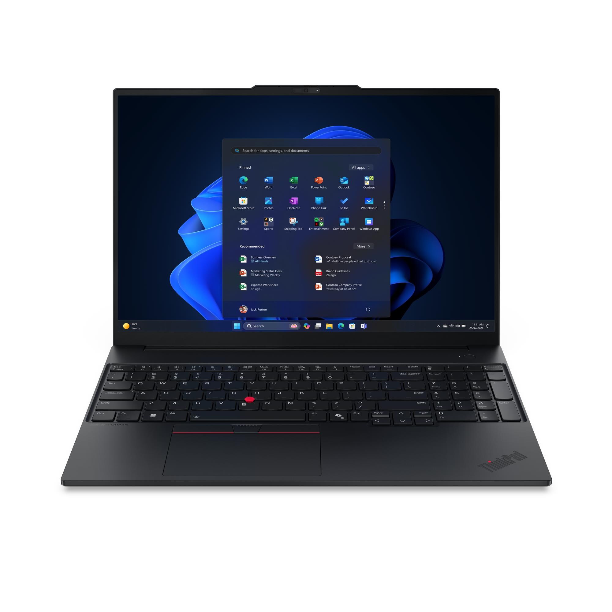 Pjesë këmbimi për notebook Lenovo ThinkPad E16 Gen 3 Intel, origjinale, e zezë