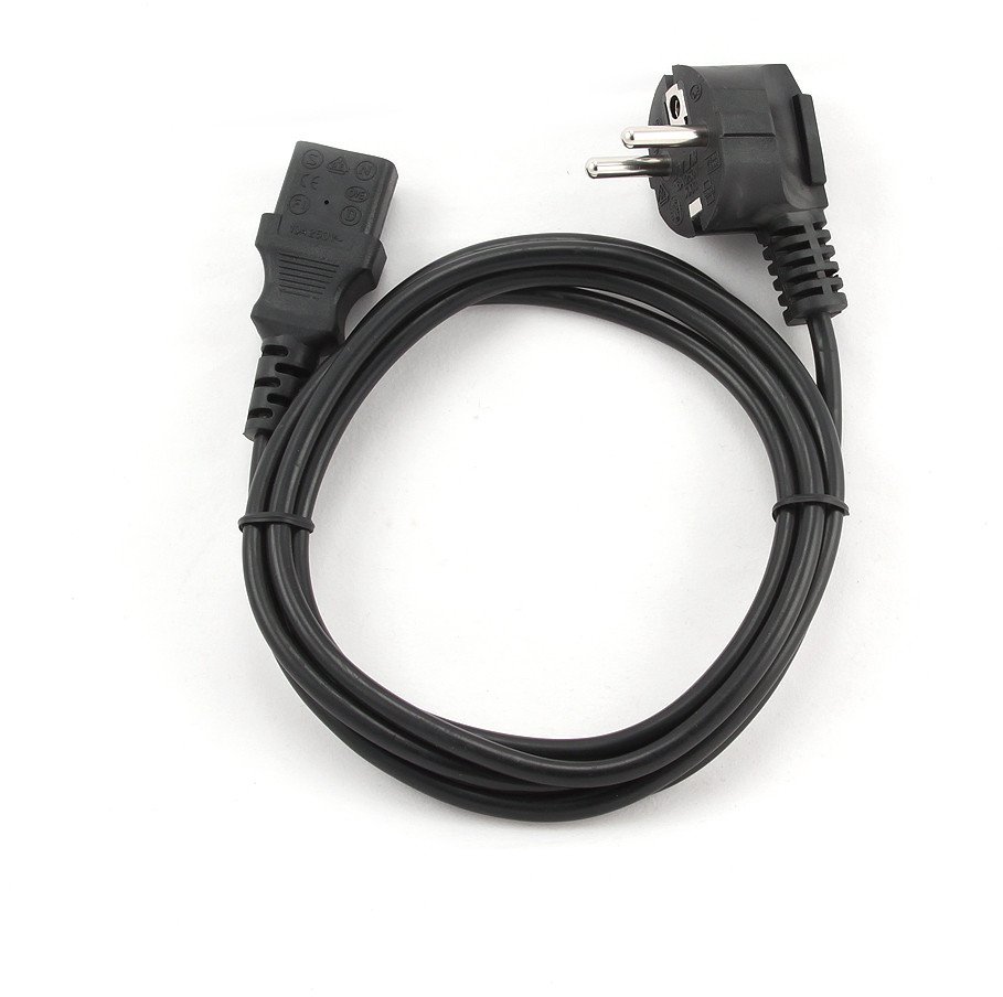Kabllo rryme Gembird Power Cable C13, 1m, prizë Schuko, e zezë