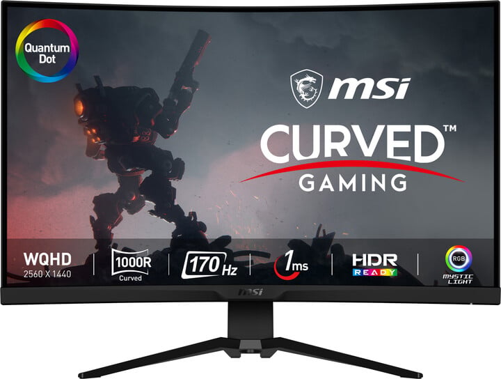 Monitor MSI Gaming MAG 325CQRF-QD, 31.5", QHD