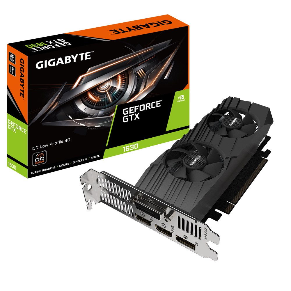 Kartë grafike GIGABYTE NVIDIA GeForce GTX 1630, OC, 4 GB GDDR6