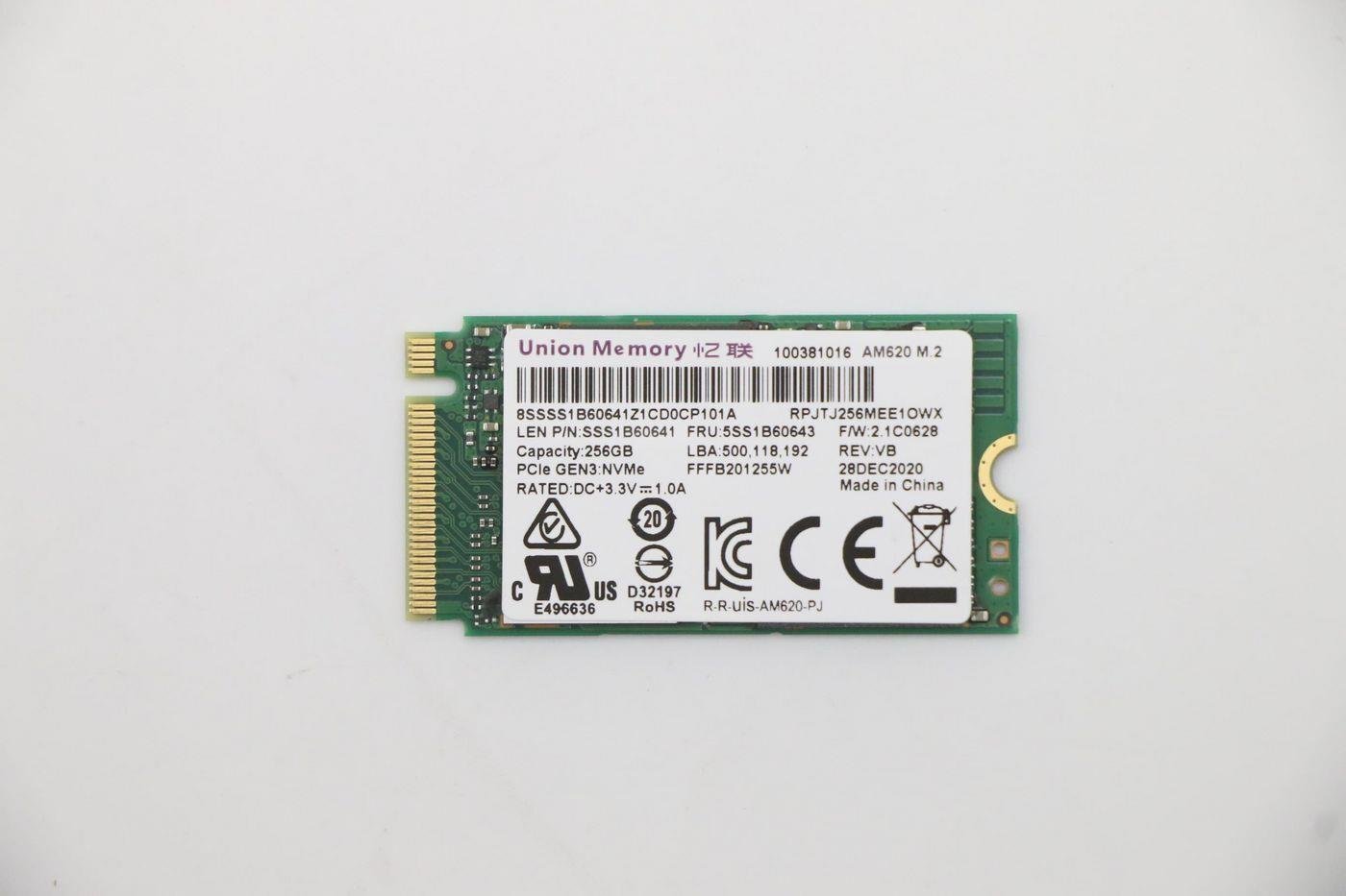SSD Lenovo M.2 2242, 256GB, PCIe NVMe