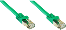 Kabllo rrjeti Alcasa Cat7 S/FTP, 2m, RJ45, e gjelbër