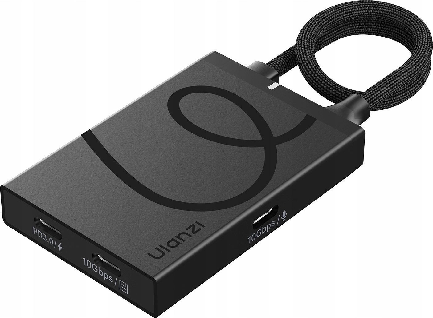 USB hub Ulanzi H1, 4 në 1, USB C, gri