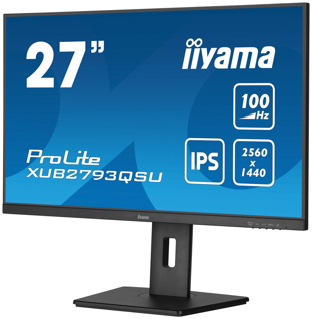 Monitor iiyama ProLite XUB2793QSU-B6, 27", 2560 x 1440, 100 Hz, i zi