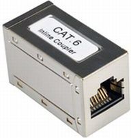 Adaptues rrjeti Roline Modular Coupler, Cat.6, i mbrojtur, argjendtë