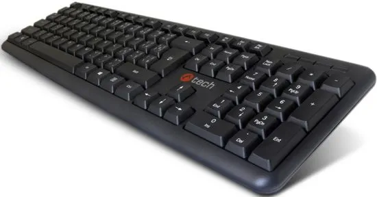 Tastierë C-TECH KB-102-BL-U, e zezë