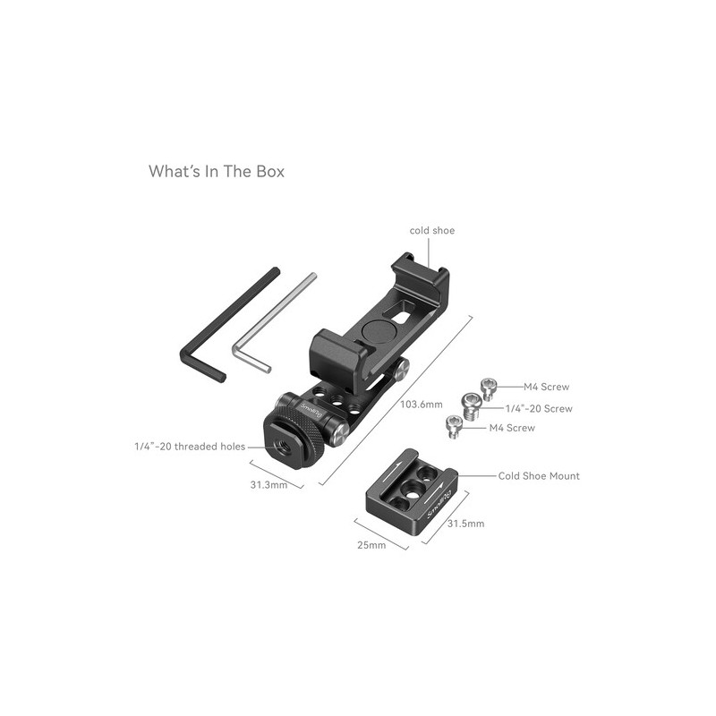 Mbajtës SmallRig për telefoni për DJI RS Gimbals