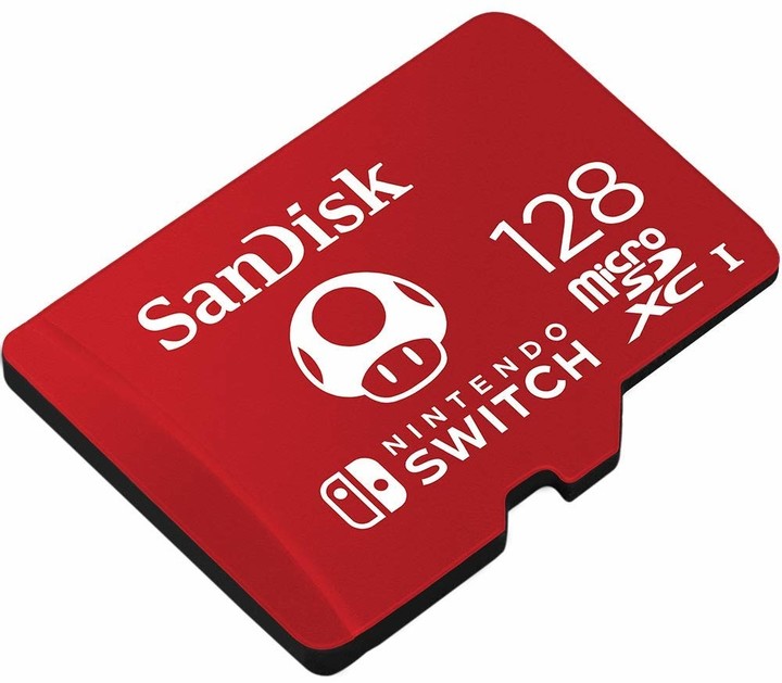 Kartë memorie Sandisk Micro SDXC për Nintendo Switch, 128GB