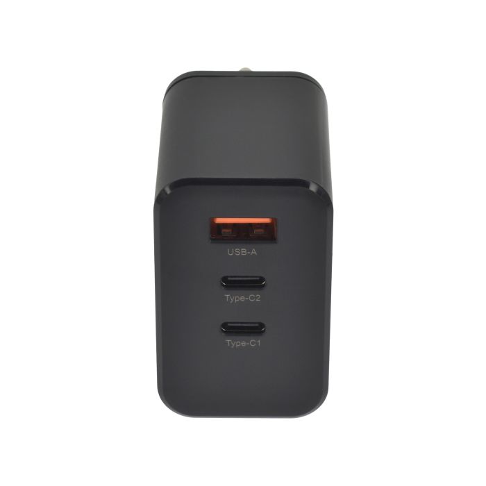 Dviced Wall Charger 65W GaN 1 USB-A, 2 USB-C EU, Black