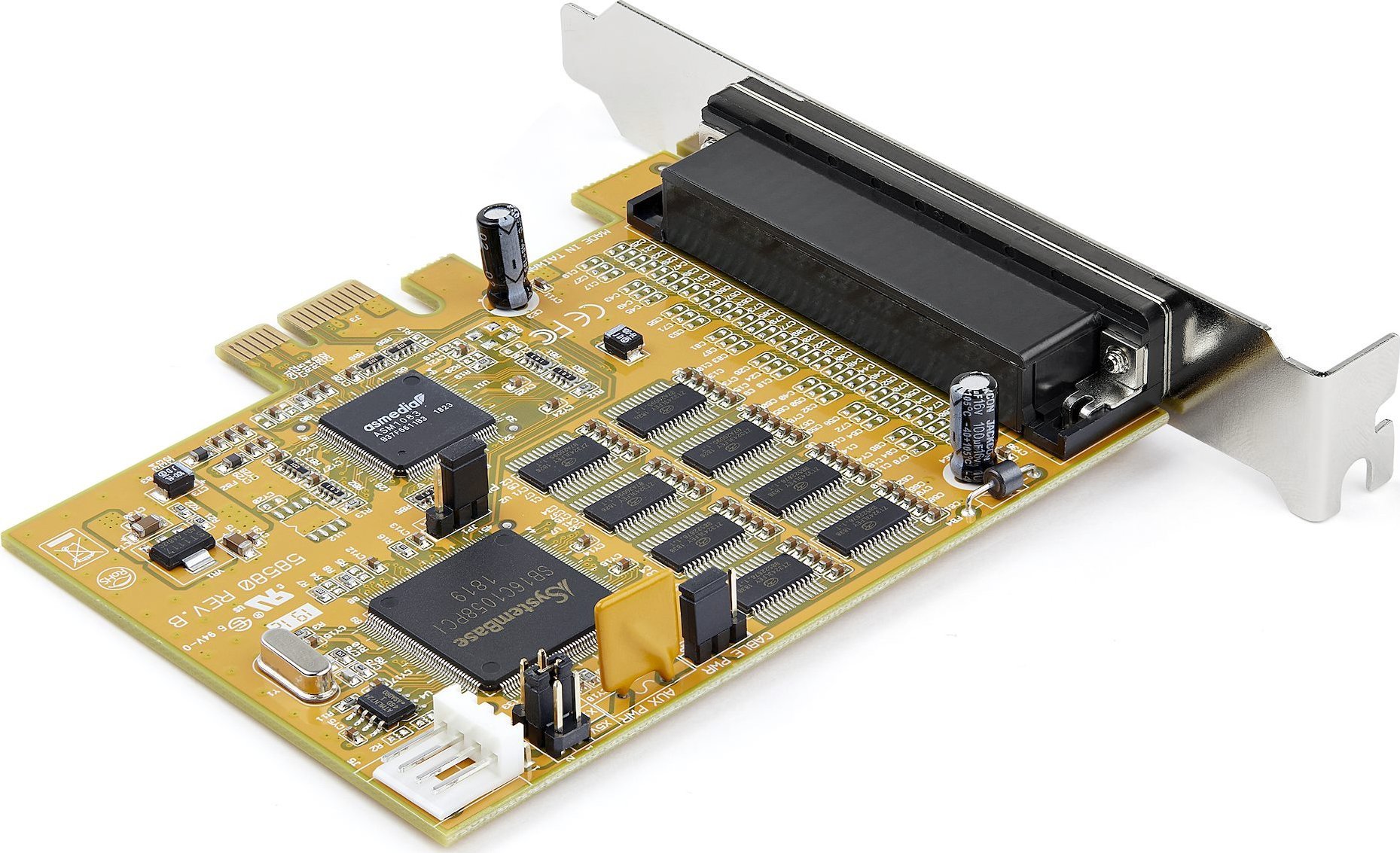 Kartë serike StarTech.com PEX8S1050PCI, 8 porta RS232, PCI Express, me kabllo DB9