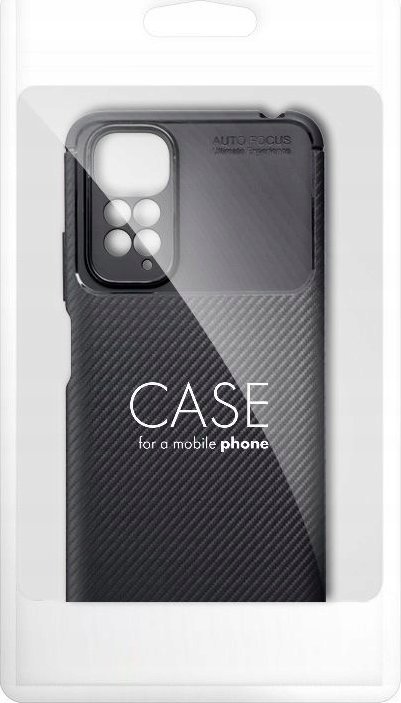 Këllëf telefoni Carbon Premium për Xiaomi Redmi Note 13 5G, TPU, teksturë karbon, i zi