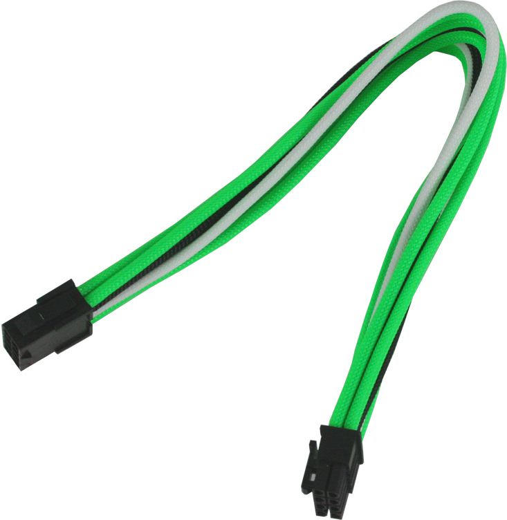 Kabllo zgjatëse Nanoxia PCIe 8-pin në 8-pin, 0.3m, jeshile