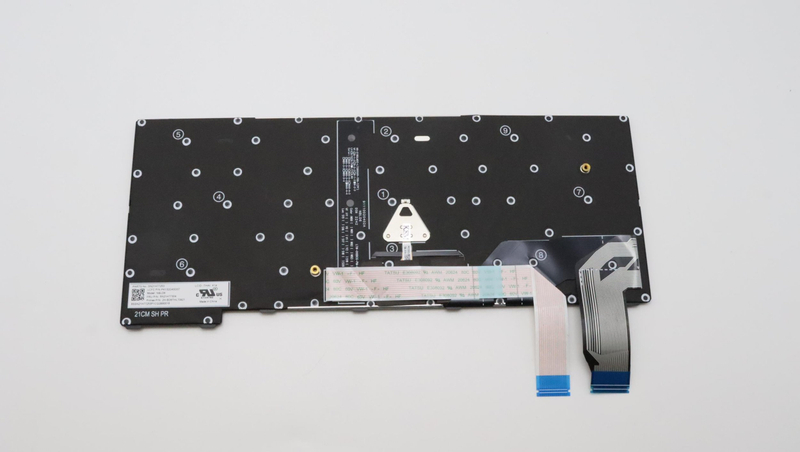 Tastierë laptopi Lenovo 5N21H76890, pjesë origjinale, e zezë